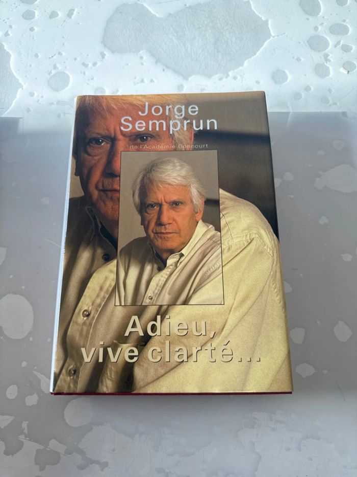 Livre adieu vive clarté