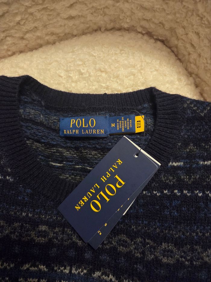 📌 Pull Ralph Lauren 100% Laine – Neuf avec Étiquette (M) - photo numéro 5