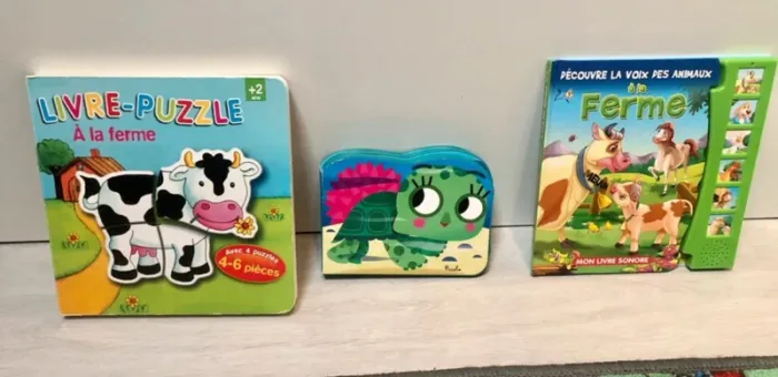 Lot de 3 livres enfant