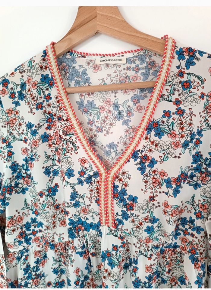Blouse fleurie taille 36 - photo numéro 5