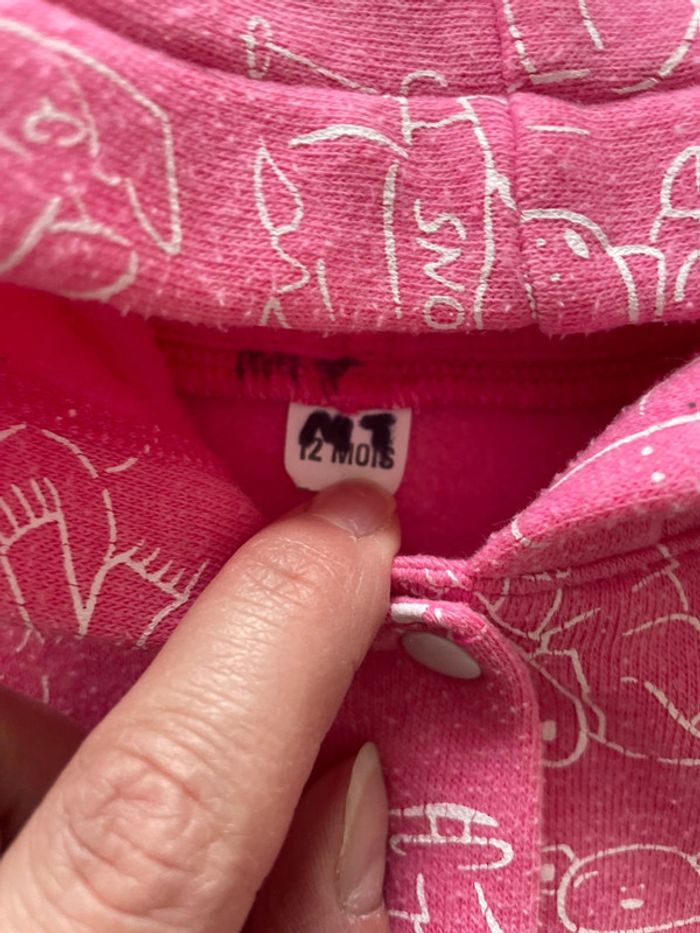 Veste marque inconnue 12 mois mi saison fille - photo numéro 3