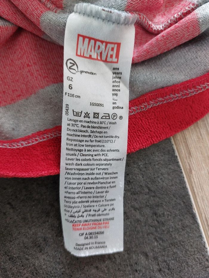 Pull de pyjama hiver Spiderman garçon - photo numéro 5