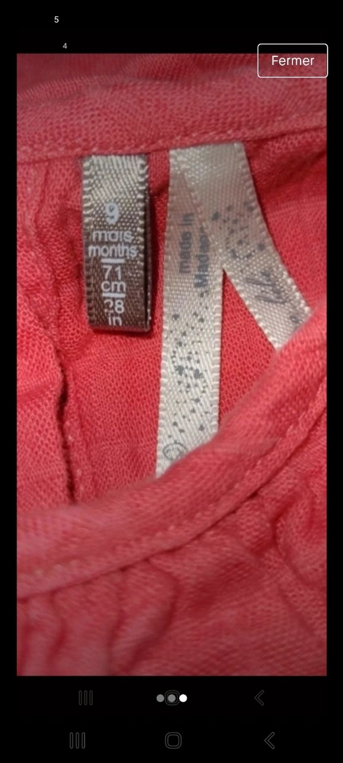 Ensemble Robe tunique + collant 9 mois - photo numéro 3