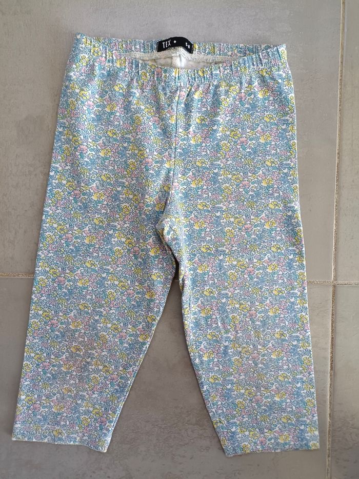 Lot de leggings courts ou leggings bermudas en coton bio et 5-6 ans - photo numéro 6