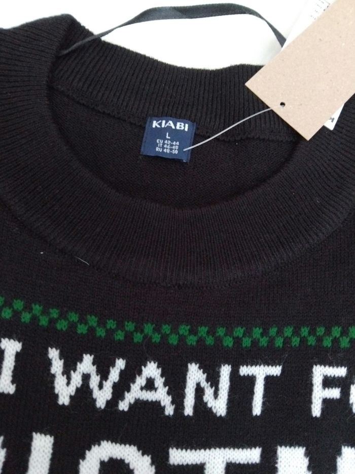 Pull Noël  ,kiabi  neuf avec étiquettes,taille L - photo numéro 3