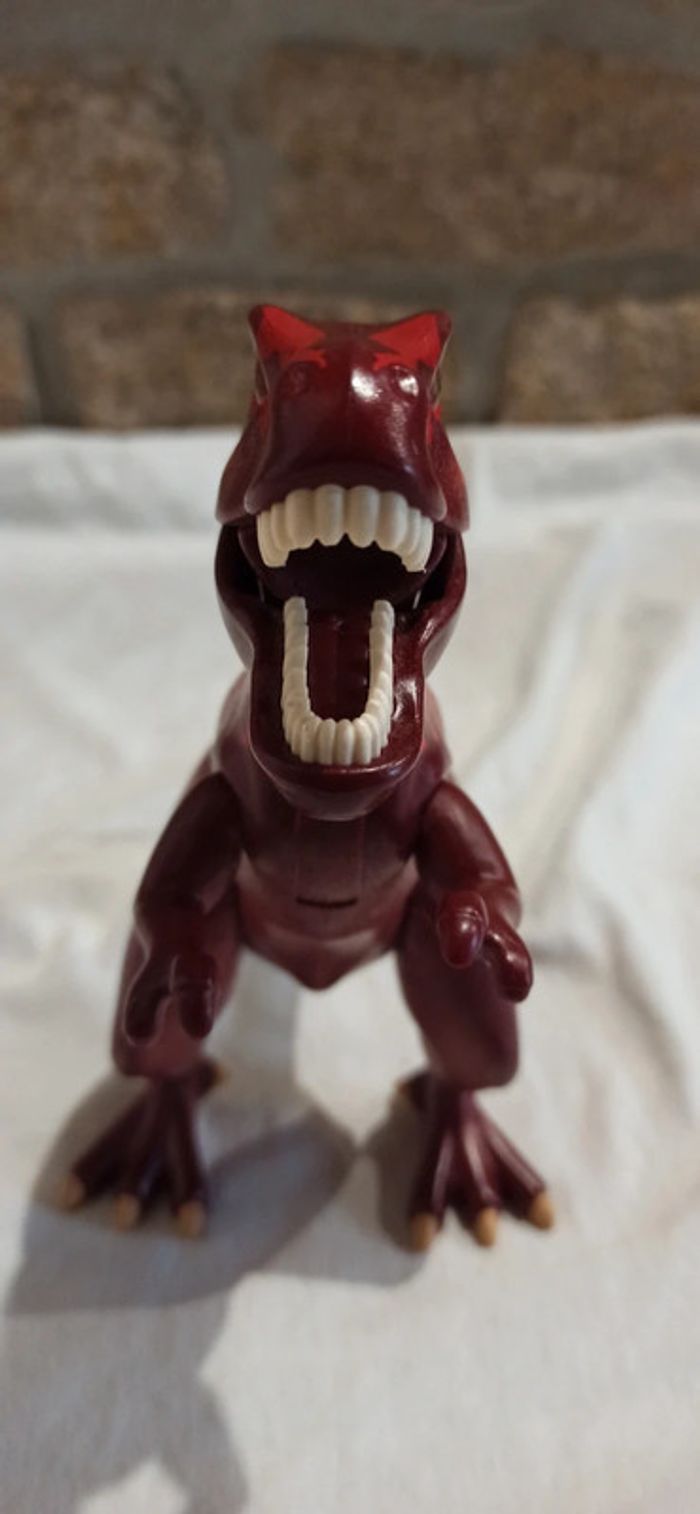 T-rex tyrannosaure dinosaure rouge playmobil - photo numéro 6