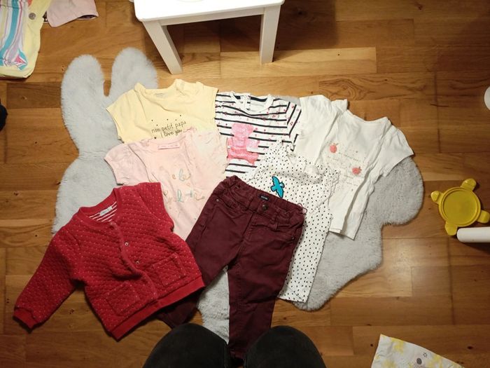 Lots vêtements filles été 18 mois