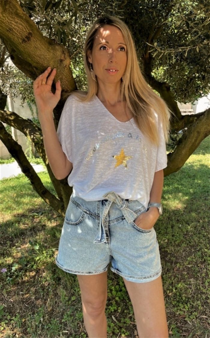 Tee-shirt tendance taille unique - photo numéro 8