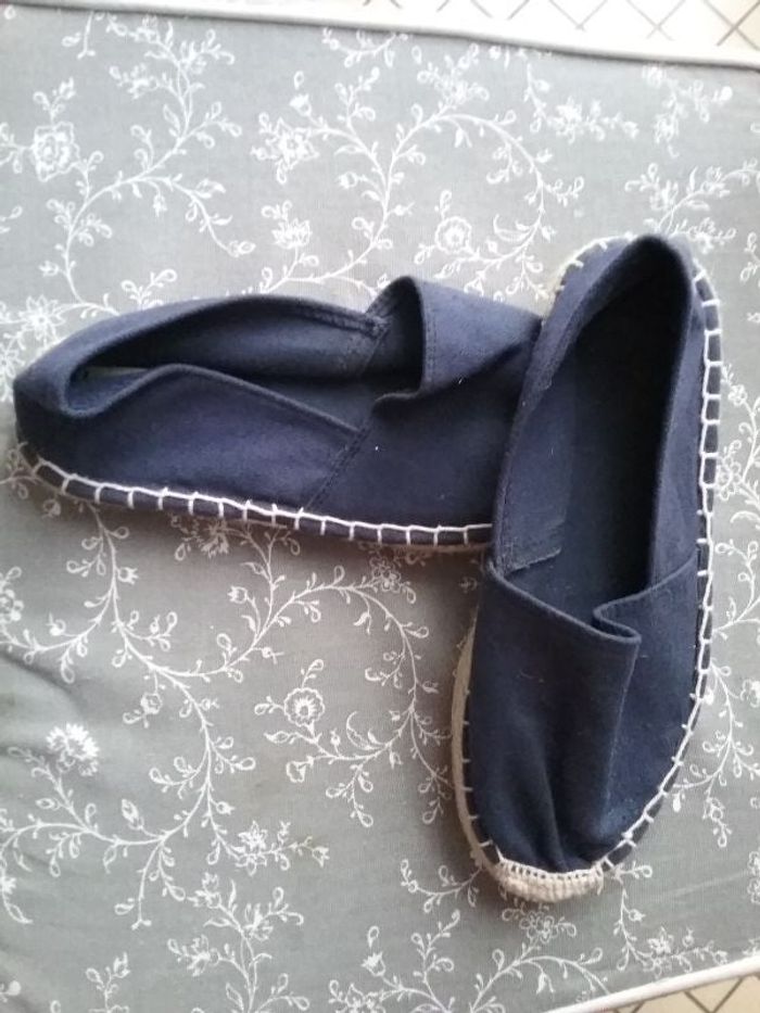Chaussure espadrille toile