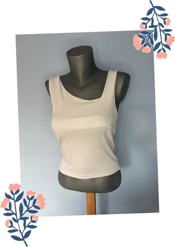 Débardeur court asymétrique Zara, taille L