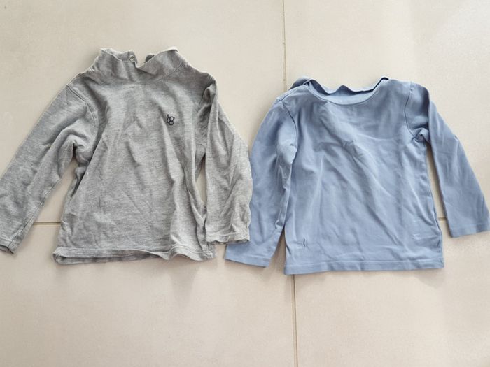 2 t shirt manche longue 2 ans 86 cm - photo numéro 2