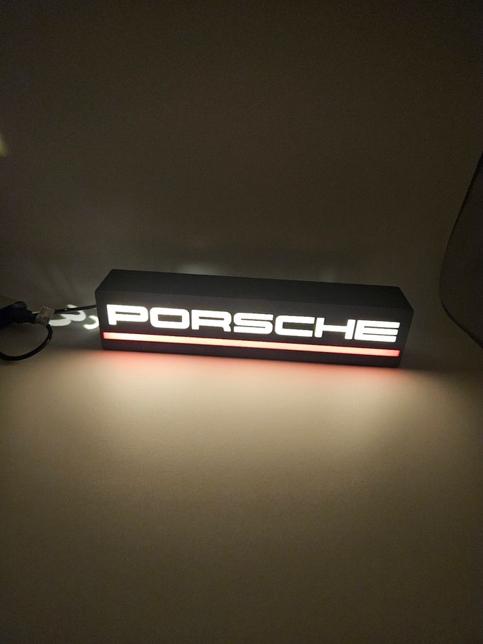 Lampe lumineuse à led porsche - photo numéro 9