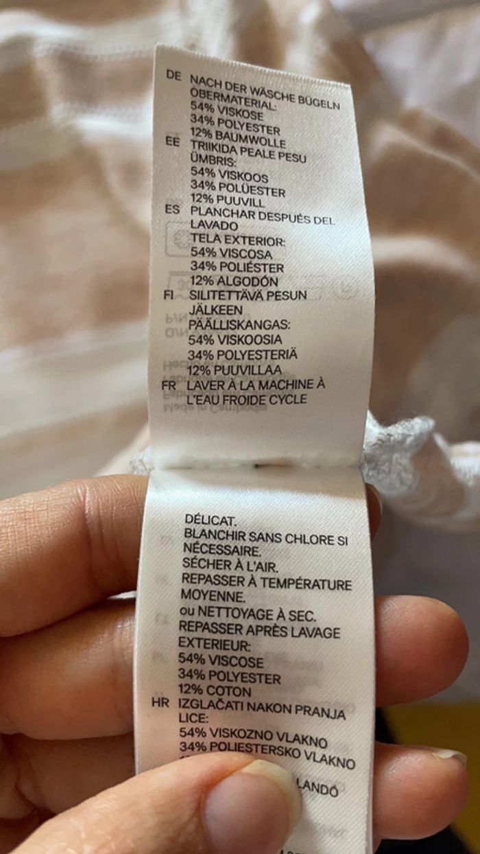 T-shirt manches longues fin H&M Taille XS - photo numéro 7