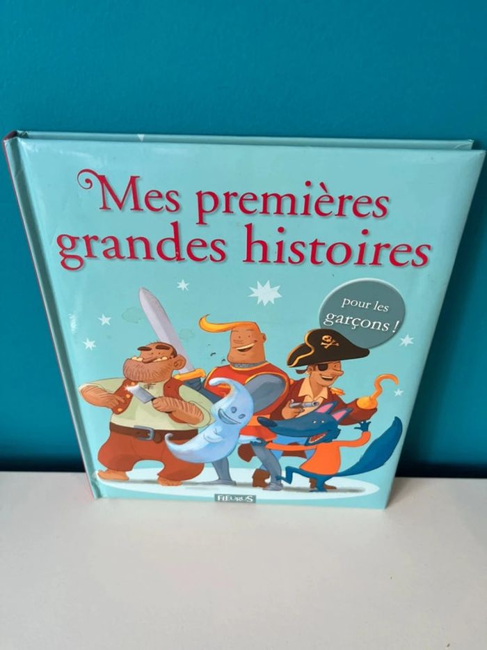 Livre mes premières grandes histoires pour les garçons
