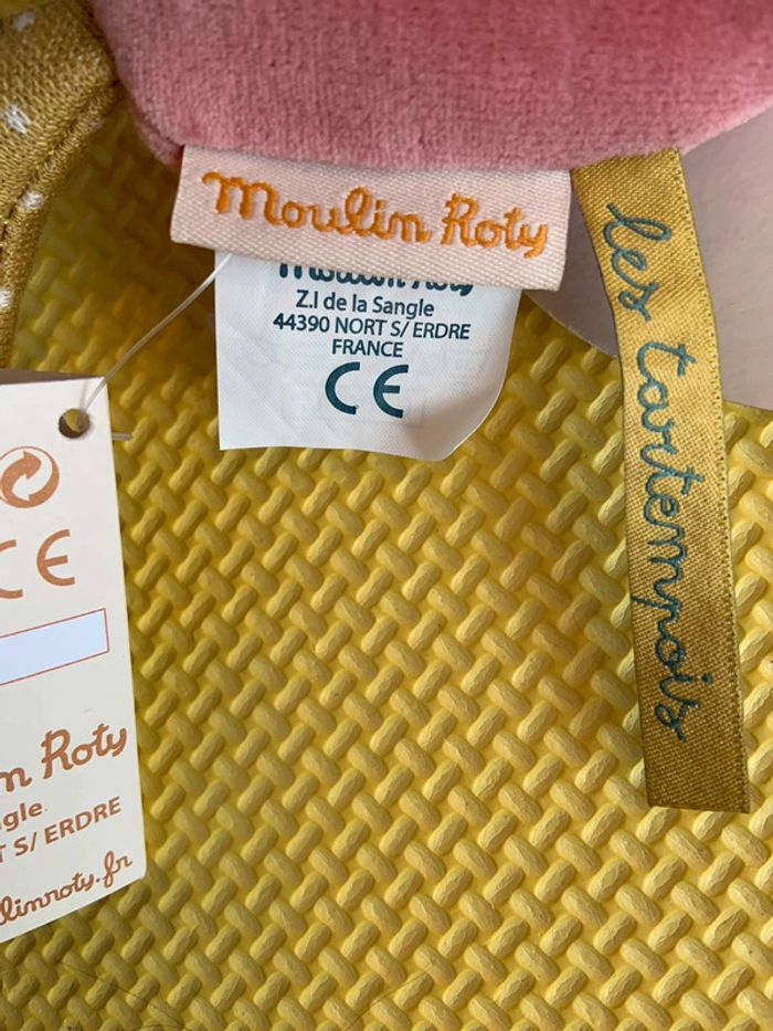 Hochet poule rose Moulin roty Les tartempois - photo numéro 7
