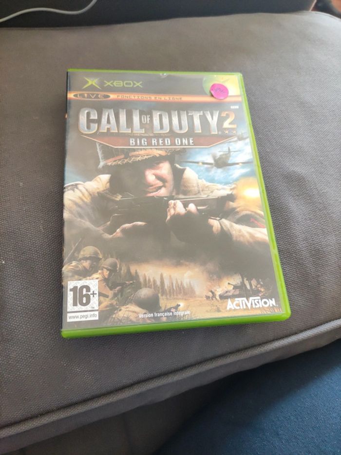 Call of duty 2 big red one Microsoft xbox