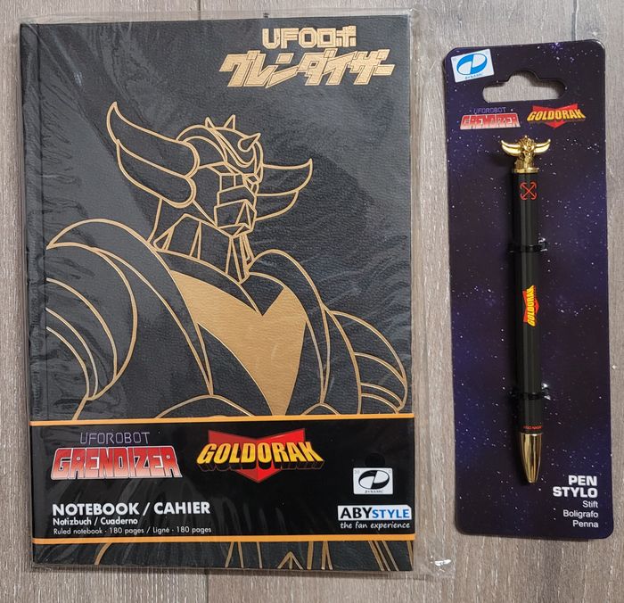 Goldorak - Cahier A5 + Stylo