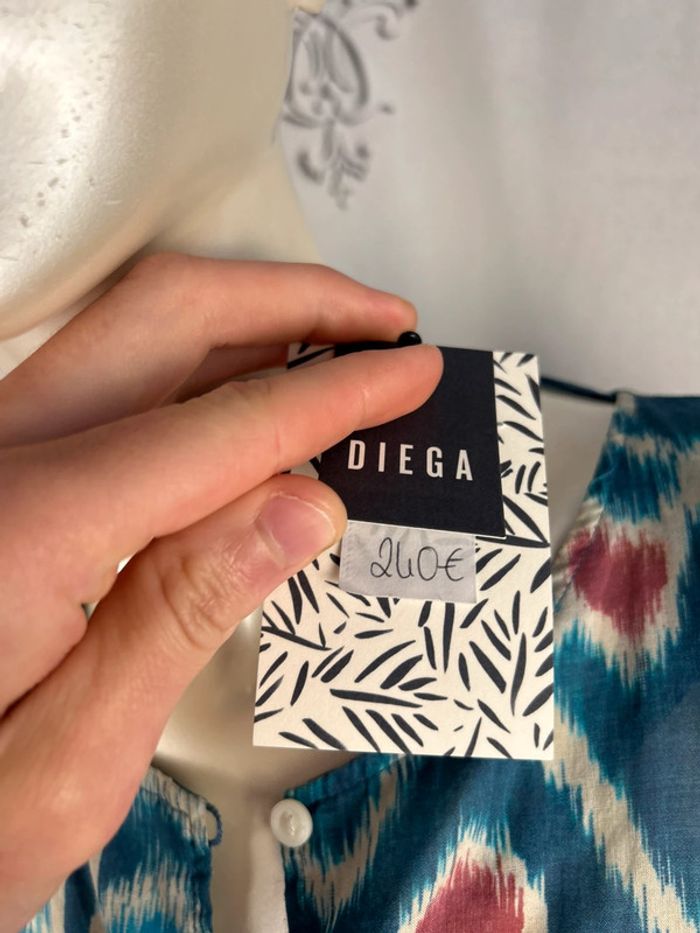 Robe longue Légère Bleu Diega S neuve - photo numéro 4