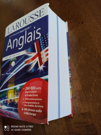 Dictionnaire Larousse anglais maxi poche