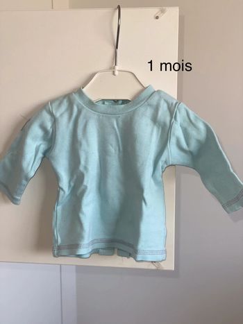 Tee shirt 1 mois