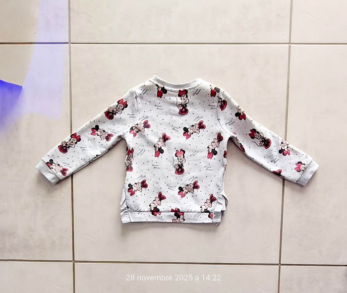 Ensemble/Pyjama 2 pièces mi saison Minnie - 3/4 ans - photo numéro 3