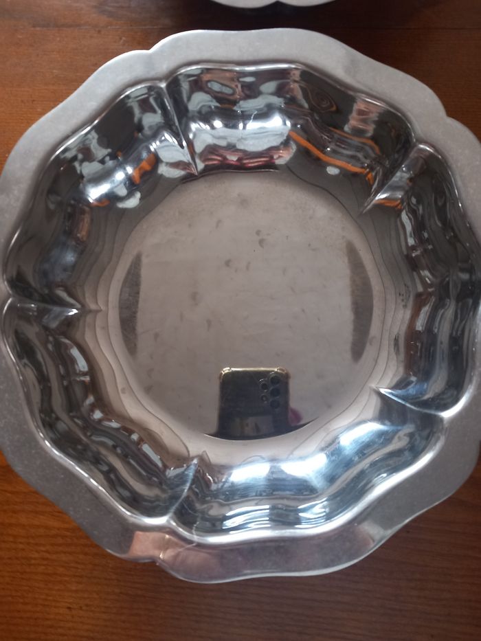 Lot 2 saladiers inox - photo numéro 2