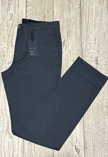 Pantalon chino tommy hilfiger TH flex stretch - homme - Taille 36 - bleue marine - neuf