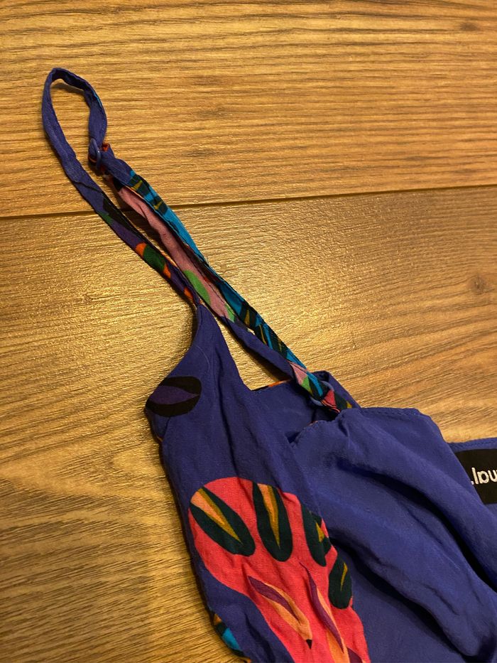 Robe été mauve à motifs papillons Desigual Txs - photo numéro 8