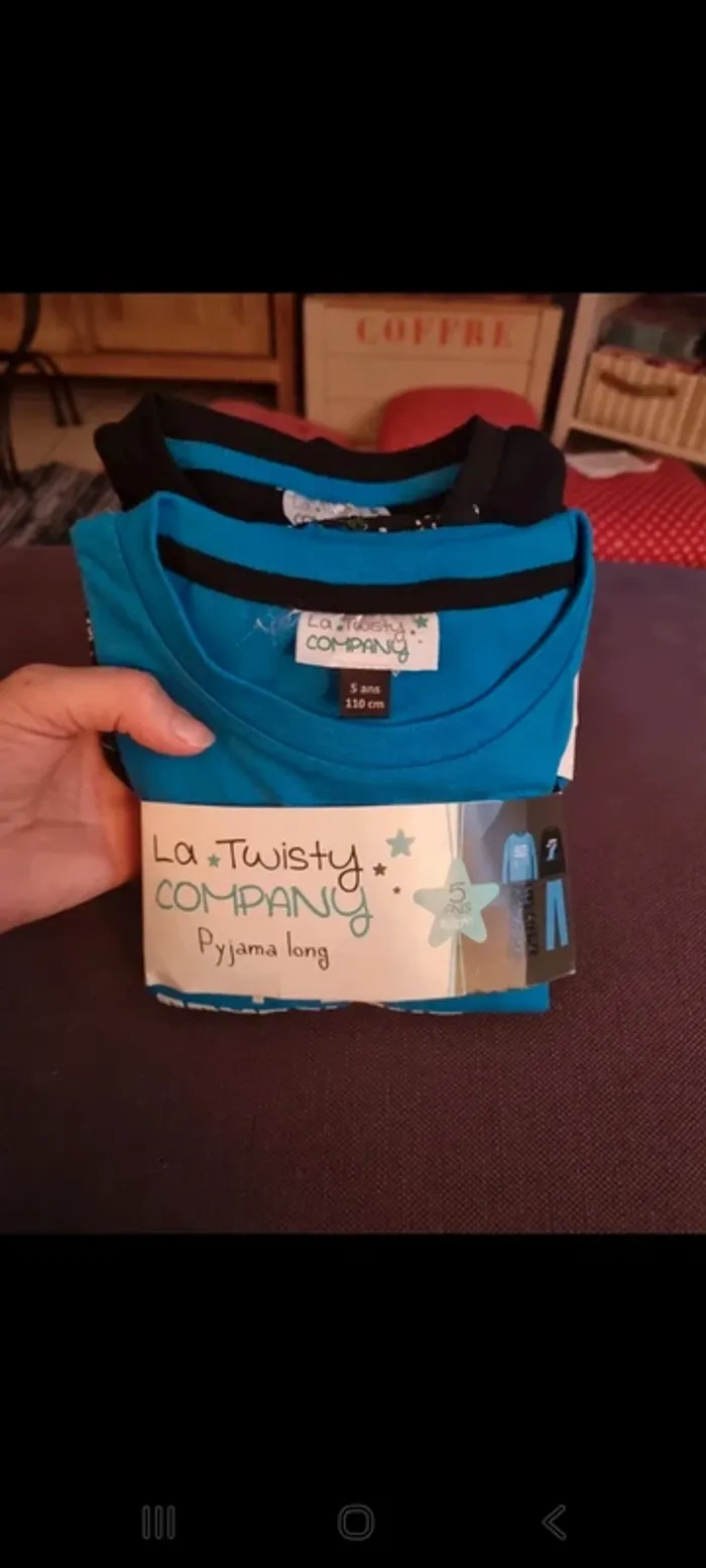 Lot de 2 pyjamas garçon neufs taille 4 ans - photo numéro 3