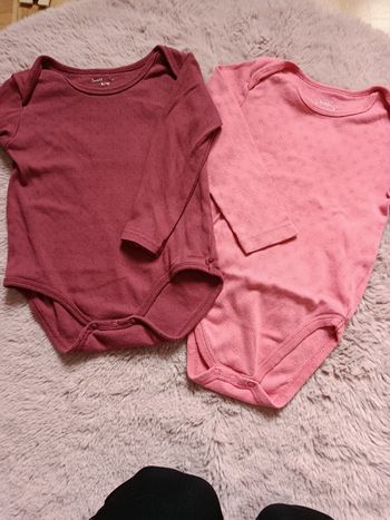 Lots de 2 bodie manche longue - taille 24 mois