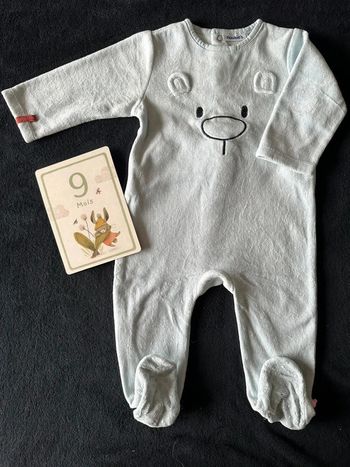 Pyjama noukie’s bleu clair T9mois