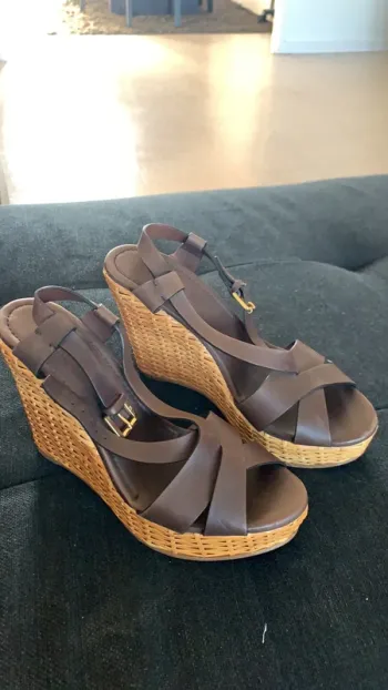 Sandale compensée Ralph Lauren