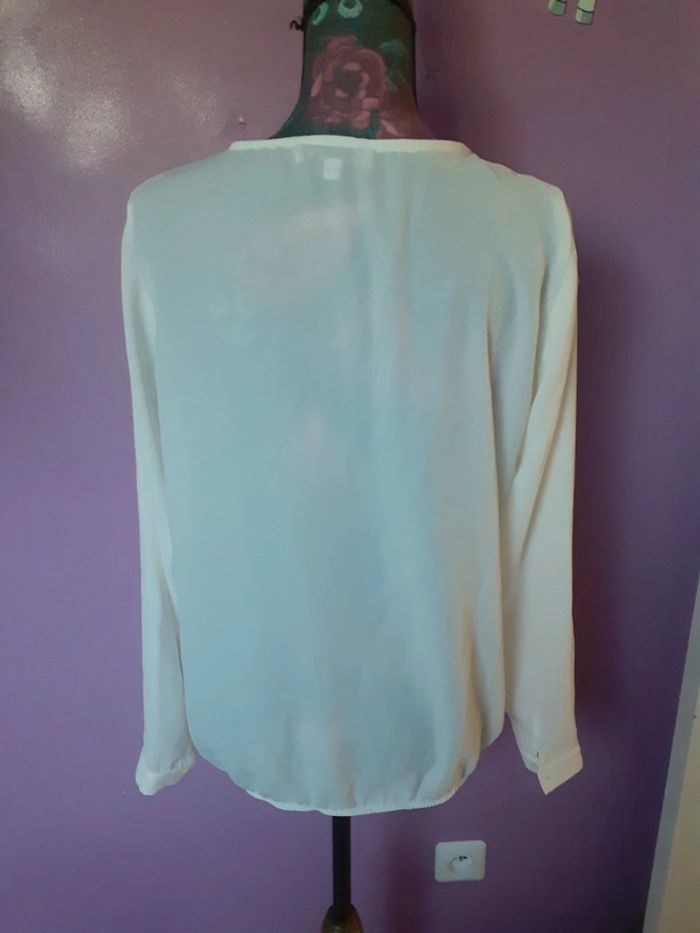 Blouse crème 38/40 - photo numéro 5