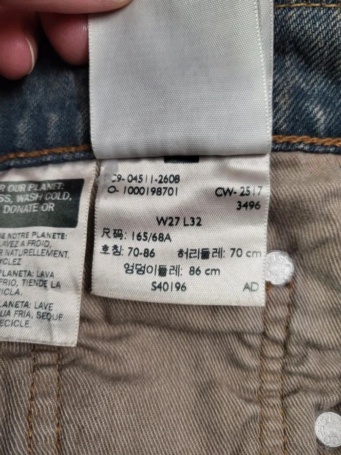 Levi Strauss jean slim 511 * W27 L32 * taille 36 - photo numéro 9