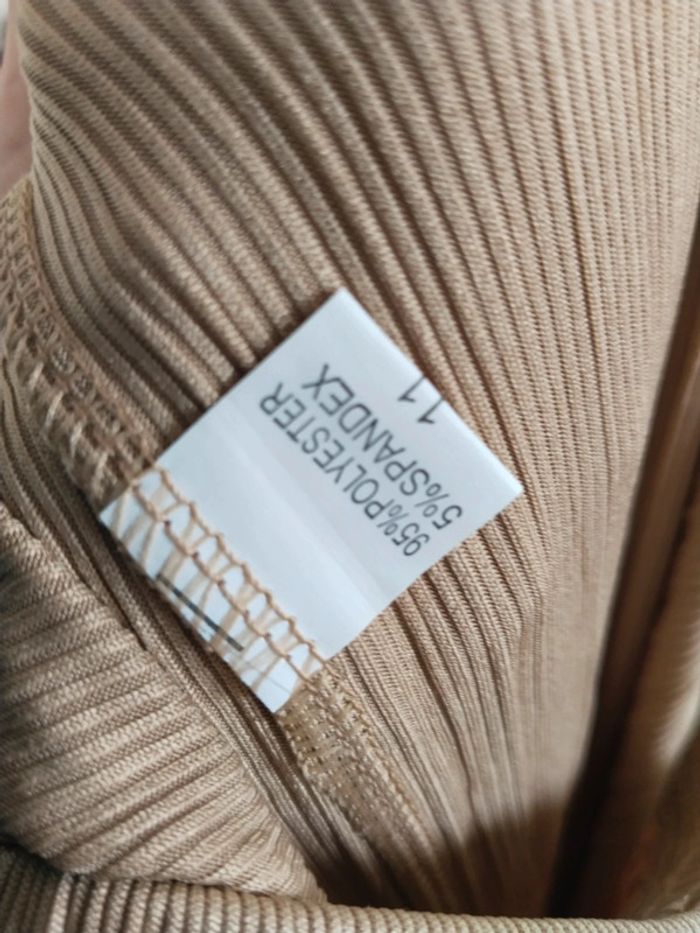 Sublime pantalon plissé fluide jambes larges femme été taille 36 38 40 42 44 46 - photo numéro 5