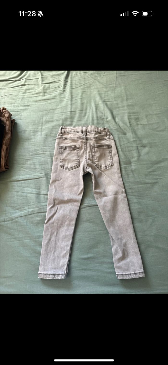 Jean skinny gris garçon 3/4 ans - photo numéro 3