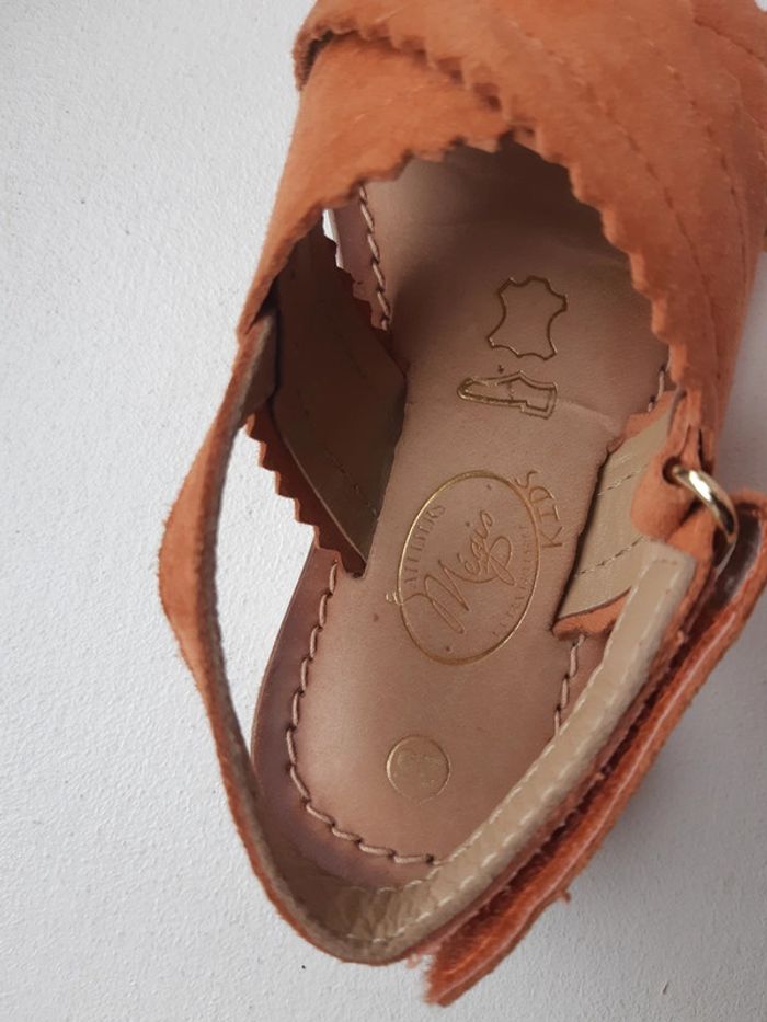 Sandales en cuir Megis kids 25 - photo numéro 7