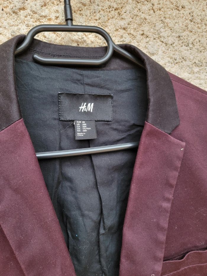 Veste blazer perfecto habillé chic élégant old money Bordeaux - photo numéro 2