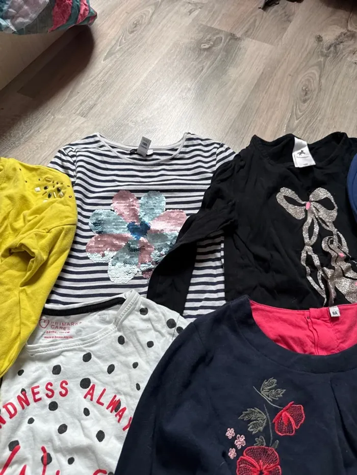 Lot tee-shirts tunique 8 ans fille - photo numéro 3