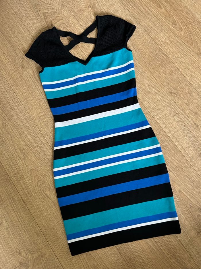 Robe rayée à manches courtes Morgan taille S comme neuve - photo numéro 7