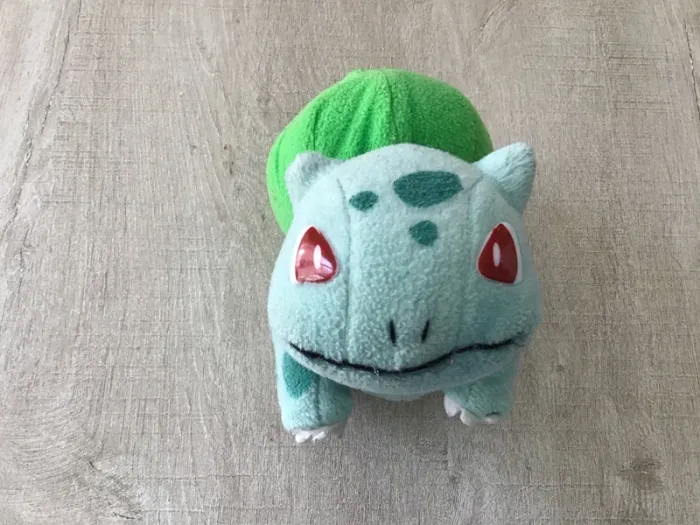 Vintage 1995 peluche pokemon bulbizarre - photo numéro 2