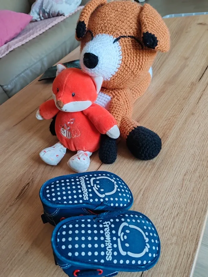 Chaussures garçon neuves freemouss 17 bleu et rouge - photo numéro 6