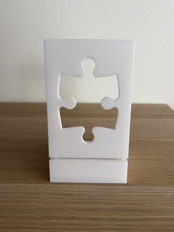Support pour couvercle de puzzle 3D