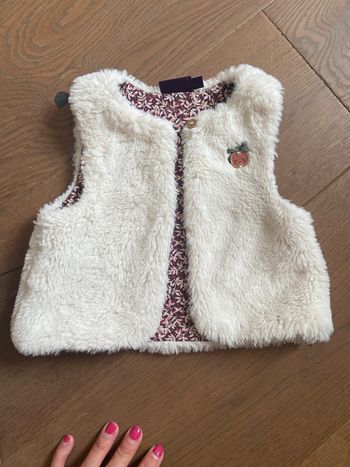 Gilet 12 mois fourrure Sergent Major