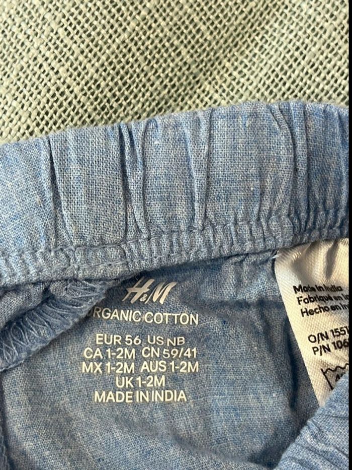Robe et bloomer 1-2 mois 56 cm h&m - photo numéro 3