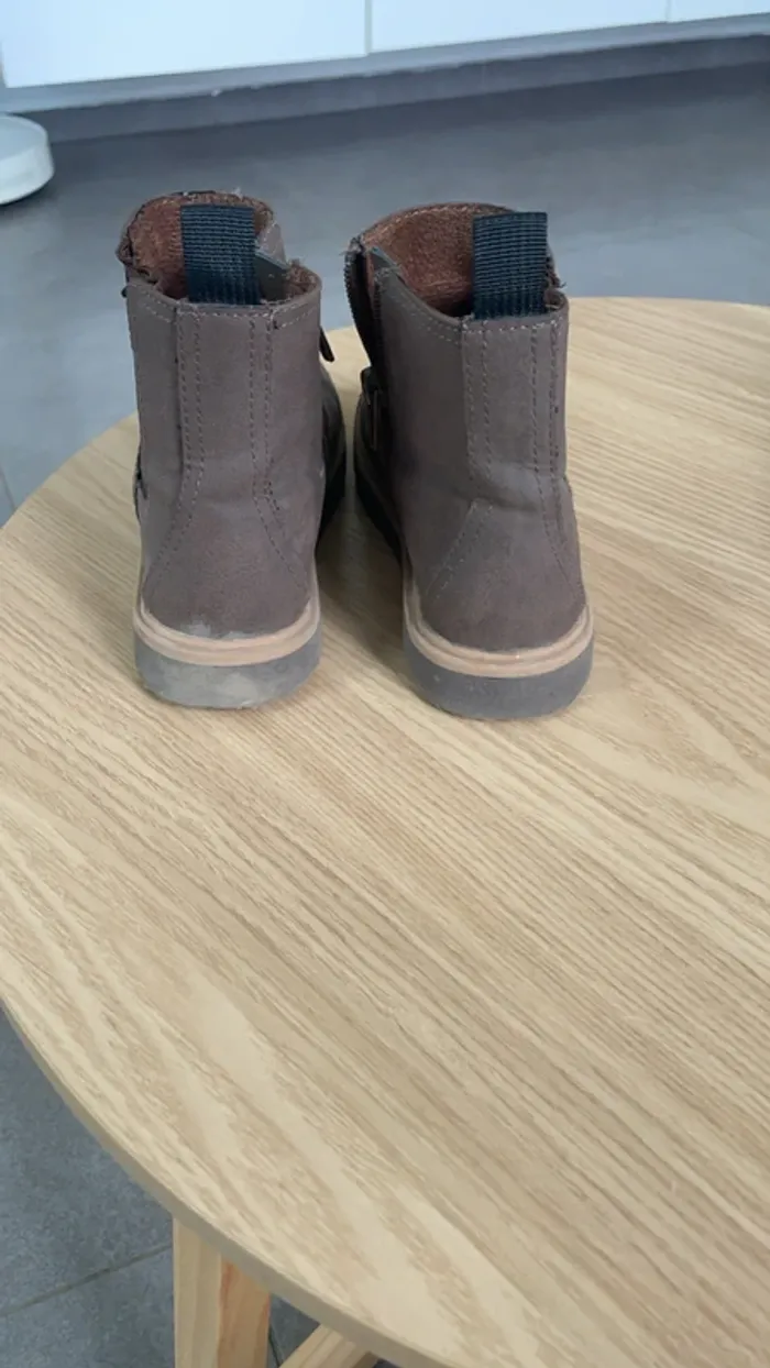 Bottines marron H&M – Taille 31 - photo numéro 3