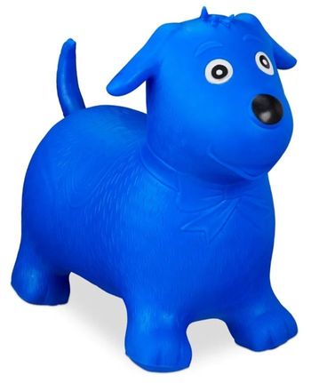 Ballon sauteur chien bleu