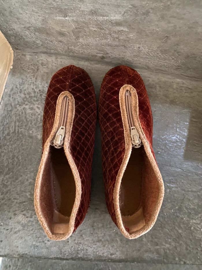 Chaussons montants zippé brun Reno 34 neuf - photo numéro 4