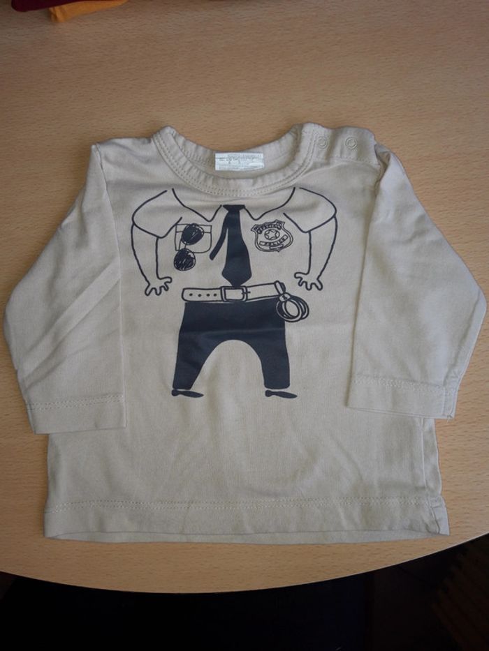 Tee-shirt manches longues 3 mois
