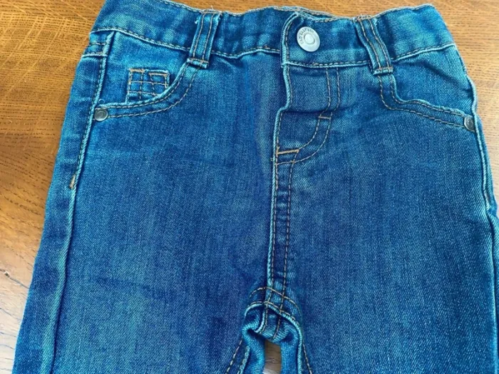 Jean bleu tape à l’oeil 6 mois - photo numéro 8